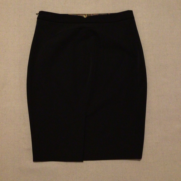 Ted Baker London Black Lined Pencil Skirt size 2 (US Size 6) - Picture 2 of 7